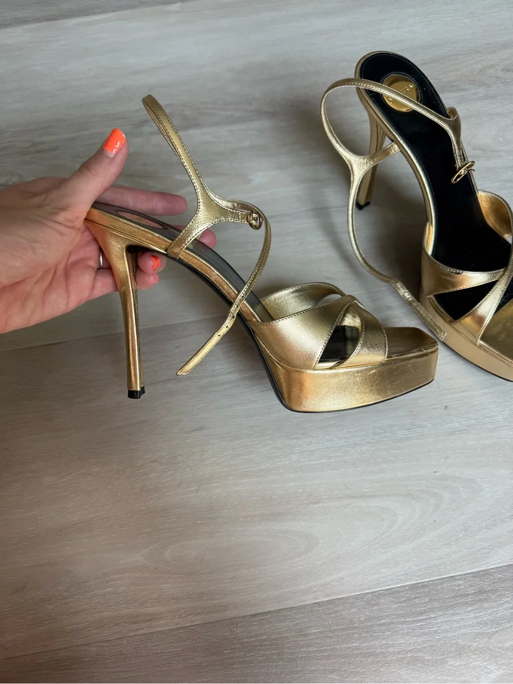 Saint Laurent Debbie Platform Sandal